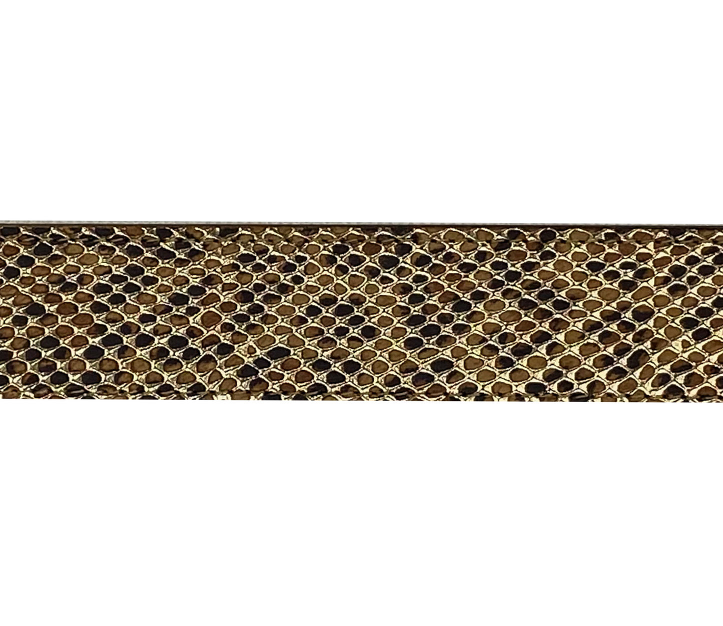 Correa I Cobra Print Dorado
